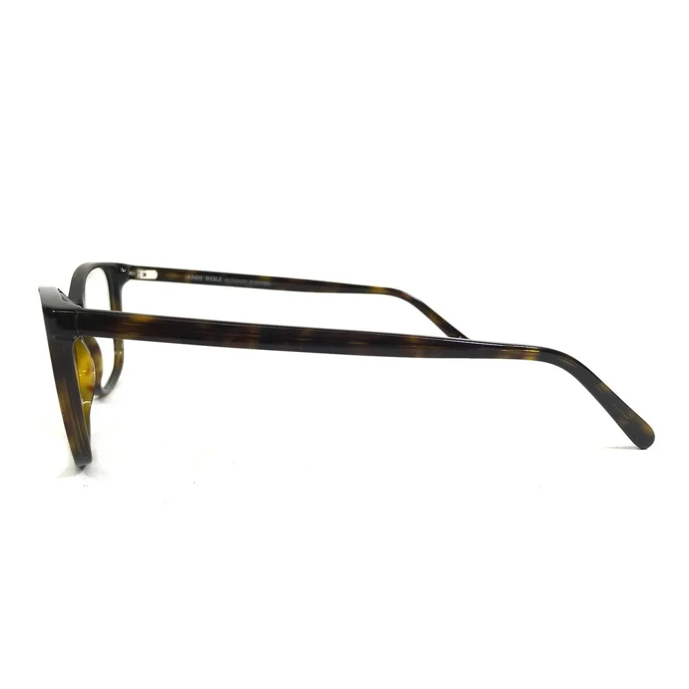 Andy Wolf Eyeglasses Frames 5072 col.b Brown Tortoise Cat Eye Full Rim 55-14-140